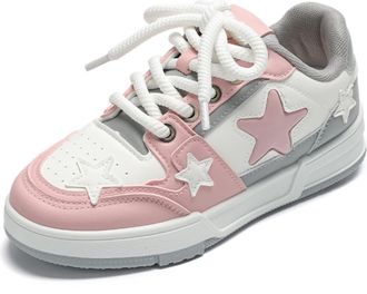 Generic Star Shoes Cute Shoes Y2k Sneakers Lightweight Fashion Non Slip Casual Shoes Unisex Couples Girls Anti-Slip Comfort Travel Outdoor Sport Size 4-8.5 Gr