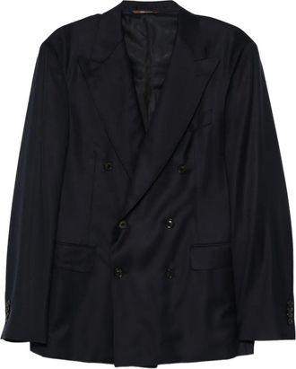 Canali Pak met dubbele rij knopen - Blauw