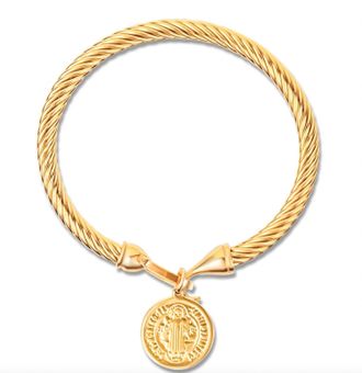 Ellie Vail Womens Maya Coin Bracelet In Gold