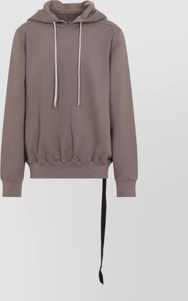 Rick Owens cotton oversized hooded jacket