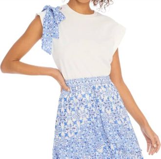 Allison New York Arlo Muscle Tank Top In White