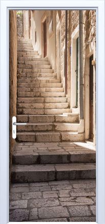 OEM Adhesivo De Tela Para Puerta, Escaleras De Piedra, Calle 729pd