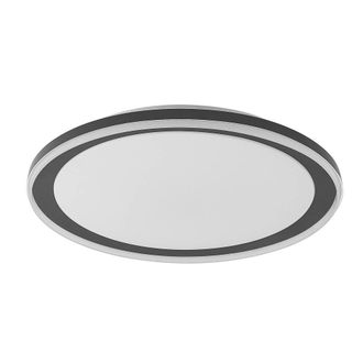 Lindby L&aacute;mpara de techo LED de Metal Negro