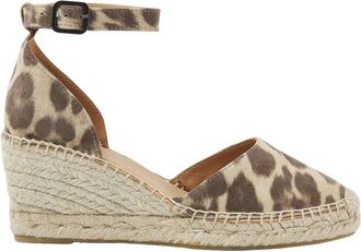 VIA VAI Schoenen, Dames, Bruin, 39 EU, Leer, Flora Braid Espadrilles