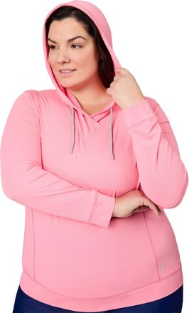 Free Country Womens Plus Size SunFree UPF Hoodie