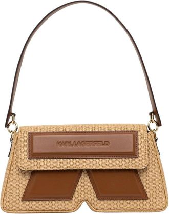 Karl Lagerfeld Torebka bagietka - Dames - Handtassen - Bruin - ONE Size - Tassen