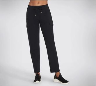 Skechers Womens Skechers Slip-Ins Cargo Womens Black Cargo Pants - Size: 10