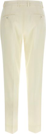 Dolce & Gabbana Womens White Virgin Wool Dress Pants