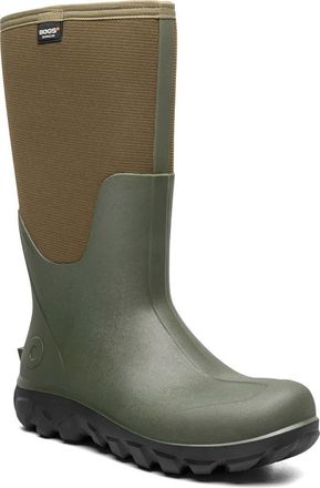 Bogs Classic Seamless Tall Waterproof Boot in Dark Green at Nordstrom, Size 13