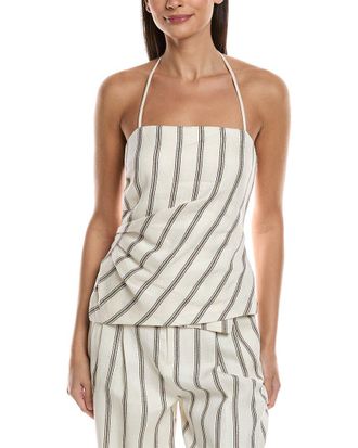 A.L.C. Charlotte Linen-Blend Top