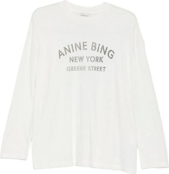 Anine Bing Mujer, Sudaderas, Blanco, Talla: S