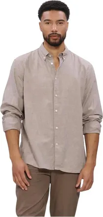 Selected Heren, Overhemden, Beige, Maat: XL