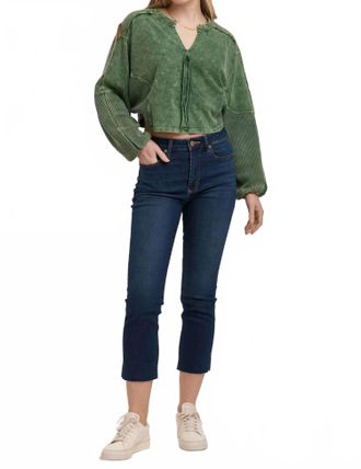 Dear John Denim Frankie Cropped Skinny Jean In Binz