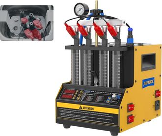 OEM M&aacute;quina De Limpieza De Inyectores De Combustible, Limpieza Ultras&oacute;nica, Capacidad Del Dep&oacute;sito De 2000 Ml, Compatible Con Inyectores De Gasolina De 12