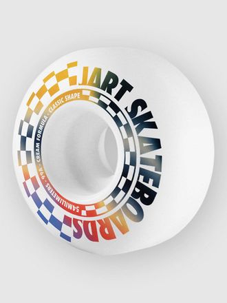 Jart Checker 54mm 99A Classic Shape Rollen weiss
