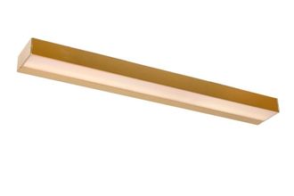 Lucide L&aacute;mpara de pared de metal con 1 LED integrado, oro mate / lat&oacute;n