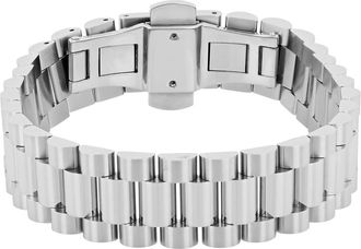 Robert Alton Watch Link Mens Stainless Steel Bracelet