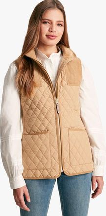 Joules STATELY Womens Gilet Beige - Size 10 UK