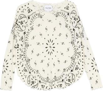 Kujten Mela Bandana Distressed Sweater