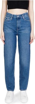 Calvin Klein Jeans Loose Fit Jeans Straight Leg - Dames - Loose Fit Jeans - Blauw - W30 - Katoen - Jeans
