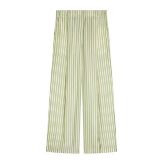 Dries Van Noten Wide Trousers, female, Green, Size: XS Pila Pants