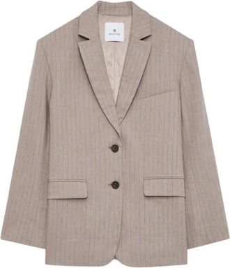 Anine Bing Mujer, Chaquetas, Beige, Talla: S