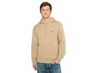 Lacoste Cotton Fleece Hoodie Mens Sweatshirt Viennese : 6 (XL)