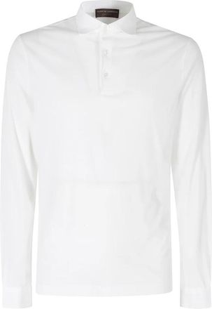 FILIPPO DE LAURENTIIS Polo ML Ice Cotton - Heren - Polos - Wit - 3XL - Tops