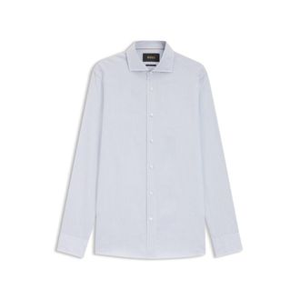 BOSS Slim-fit shirt in Italian-made cotton