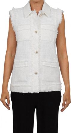 Love Token Tara Jacket Vest In White