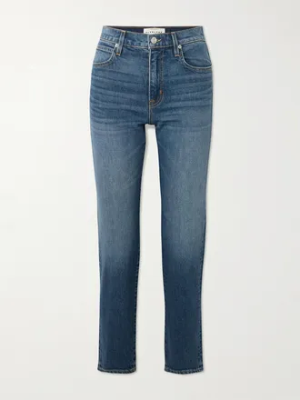 Slvrlake Denim Jeans Slim-fit A Vita Alta Virginia - Blu