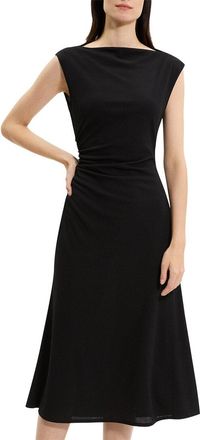 Theory Boat Neck Drape Dress