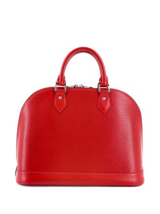 Louis Vuitton Alma Handbag Epi Leather PM satchel - Rood