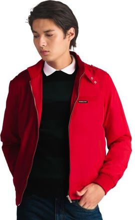Members Only Classic Iconic Racer Jacket in Red at Nordstrom, Size Xx-Large