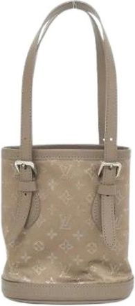 Louis Vuitton Pre-owned Bucket Bags, female, Beige, Size: ONE SIZE Pre-owned Vintage Bucket Bag