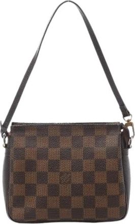 Louis Vuitton Pre-owned Truth Makeup Schoudertas - Dames - Vintage Schoudertas - Bruin - ONE Size - Leer - Vintage