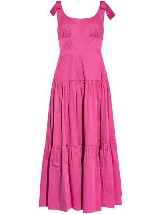 Kate Spade New York Abito lungo con ruches - Rosa