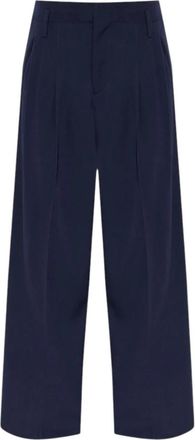 Kenzo Pantalon Formel - Dames - Wijde Broeken - Blauw - 2XS - Broeken
