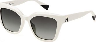 Furla Womens SFU781 54 847 Sunglasses - White - One Size