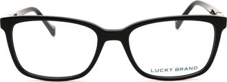 Lucky Brand VLBD240 Rectangular Acetate Eyeglasses - Black