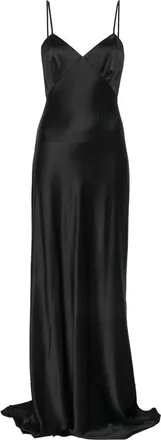 Pianoforte di Max Mara Satin-finish Back-cutout Dress