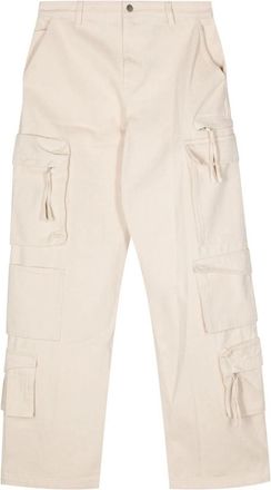 Axel Arigato White Utility Cargo Straight-Leg Cotton Jeans