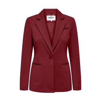 Only Only, Dames, Jassen, Rood, Maat: XS Leer