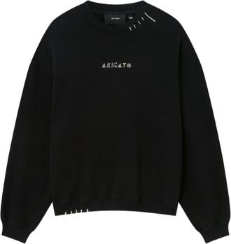 Axel Arigato Black Crewneck Logo Sweatshirt