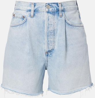 A Gold E Rhoda frayed denim shorts