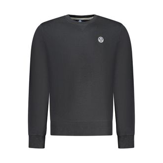 North Sails Black Cotton Men Mens Sweatshirt