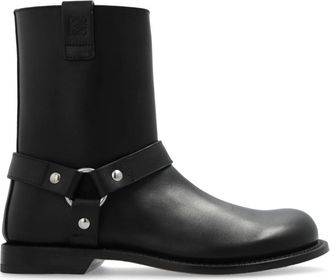 Loewe Black Campo Biker Boots