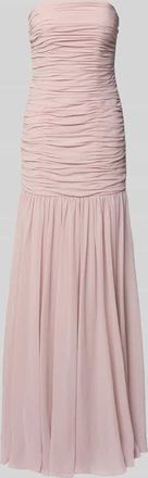 Unique Maxikleid im Off-Shoulder-Look mit Raffungen in Rosa, Gr&ouml;&szlig;e 42