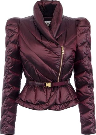 Elisabetta Franchi Piumino trapuntato - Rosso