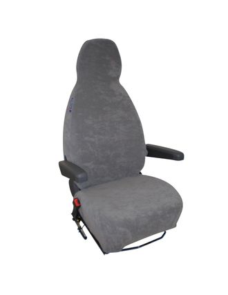 OEM Fundas De Asiento De Rizo De Algod&oacute;n El&aacute;stico Color - Gris